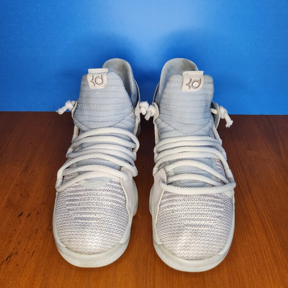 Nike Kd Kevin Durant 10 Wolf Grey Basketball Sneakers